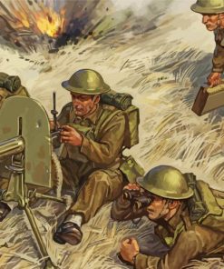 WWII Soldiers Paint By Numbers