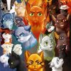 Warrior Cats Poster Paint By Numbers