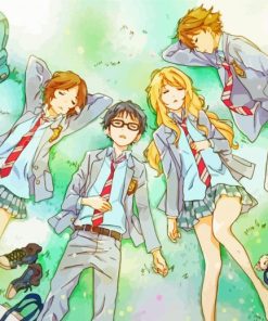 Your Lie In April Anime Paint By Numbers