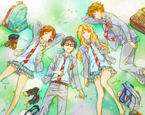 Your Lie In April Anime Paint By Numbers