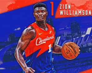 Zion Williamson Poster Paint By Numbers