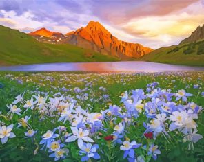 Colorado Landscape Paint By Numbers