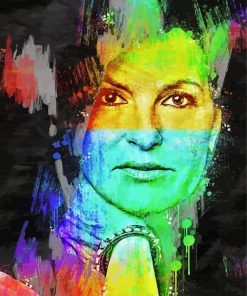 Colorful Mariska Hargitay Paint By Numbers