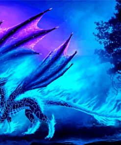 Cool Mythical Dragon Paint By Numbers