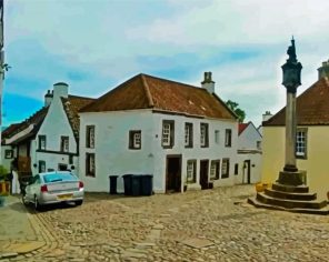 Culross Houses Paint By Numbers