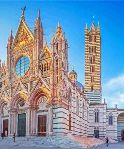 Duomo Di Siena Church Paint By Numbers