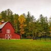 Farm House In The Fall Paint By Numbers