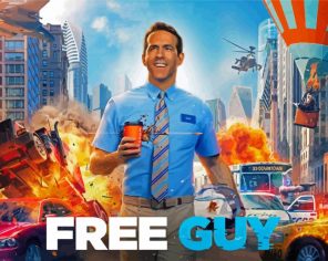 Free Guy Poster Paint By Numbers