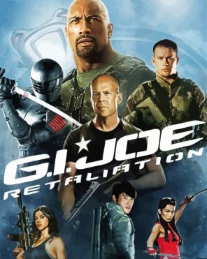 Gi Joe Movie Poster Paint By Numbers