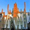 Hogsmeade Buildings Paint By Numbers