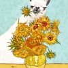 Llama Eating Sunflowers Paint By Numbers