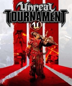 Unreal Tournament Game Poster Paint By Numbers