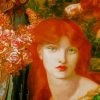 Vintages Lady Pre Raphaelites Paint By Numbers