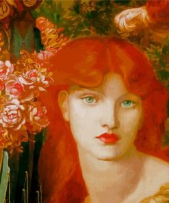 Vintages Lady Pre Raphaelites Paint By Numbers