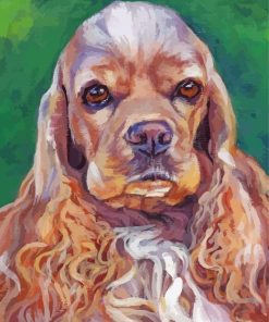 American Cocker Spaniel Art Paint By Numbers