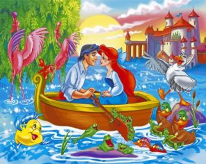 Ariel And Eric Lovers Paint By Numbers