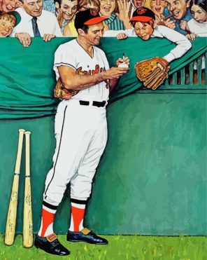 Brooks Robinson Paint By Numbers