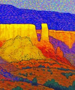 Ghost Ranch New Mexico Art Paint By Numbers