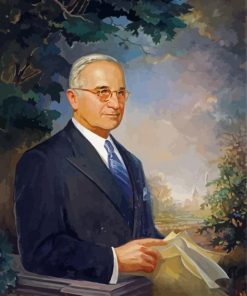 Harry S.Truman Portrait Paint By Numbers