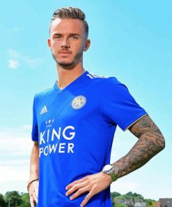 James Maddison Leicester Player Paint By Numbers