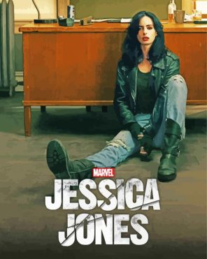 Jessica Jones Poster Paint By Numbers