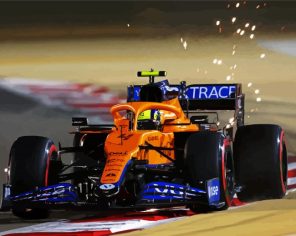 Lando Norris F1 Sport Race Car Paint By Numbers