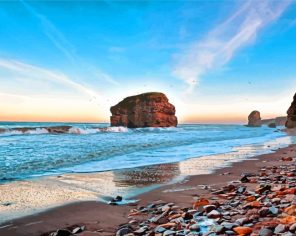 Marsen Beach In United Kingdom Paint By Numbers