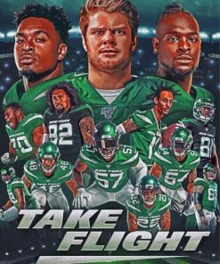 New York Jets American Football Players Paint By Numbers