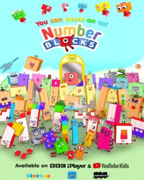 Numberblocks Poster Paint By Numbers