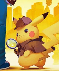 Pokemon Detective Pikachu Anime Paint By Numbers