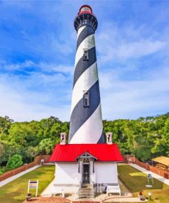 St Augustine Florida Lighthouse Paint By Numbers