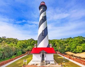 St Augustine Florida Lighthouse Paint By Numbers