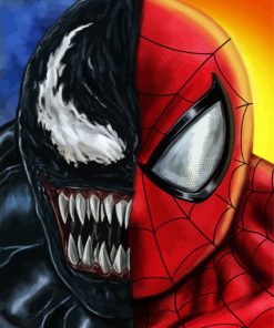 Venom Spider Man Art Paint By Numbers