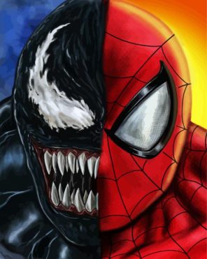 Venom Spider Man Art Paint By Numbers