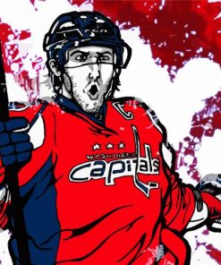 Washington Capitals Alex Ovechk Player Paint By Numbers