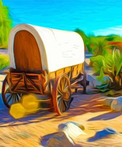 Westen Wagon Art Paint By Numbers