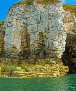 Yorkshire Coast Cave Paint By Numbers