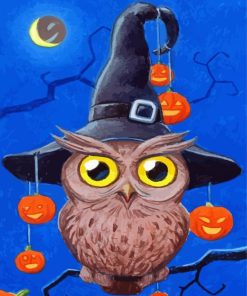 Aesthetic Witch Owl Paint By Numbers