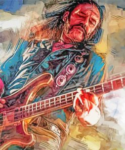 Bass Player Man Paint By Number