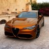 Brown Alfa Romeo Giulia Paint By Numbers