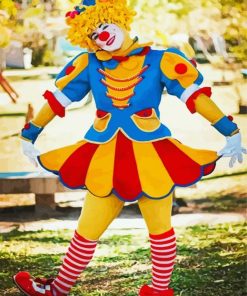 Colorful Female Clown Paint By Number