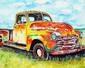 Colorful Rusty Tuck Paint By Numbers