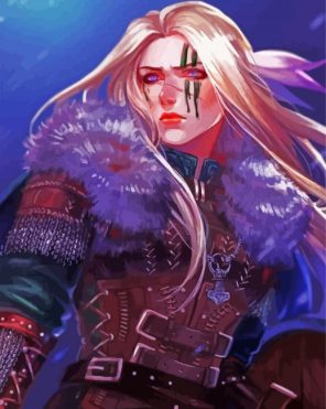 Gorgeous Norse Girl Paint By Numbers