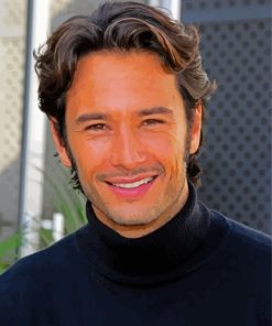 Handsome Rodrigo Santoro Paint By Numbers