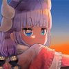 Kanna Kamui Miss Kobayashis Dragon Maid Character Paint By Numbers