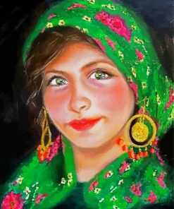 Kurdish Lady Paint By Numbers