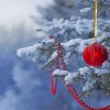 Snowy Christmas Ornaments Paint By Numbers