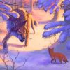 Fox And Wolf In Winter Paint By Numbers