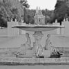 Black And White Wrest Park Fountain Paint By Numbers