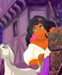 Disney Esmeralda paint by numbers